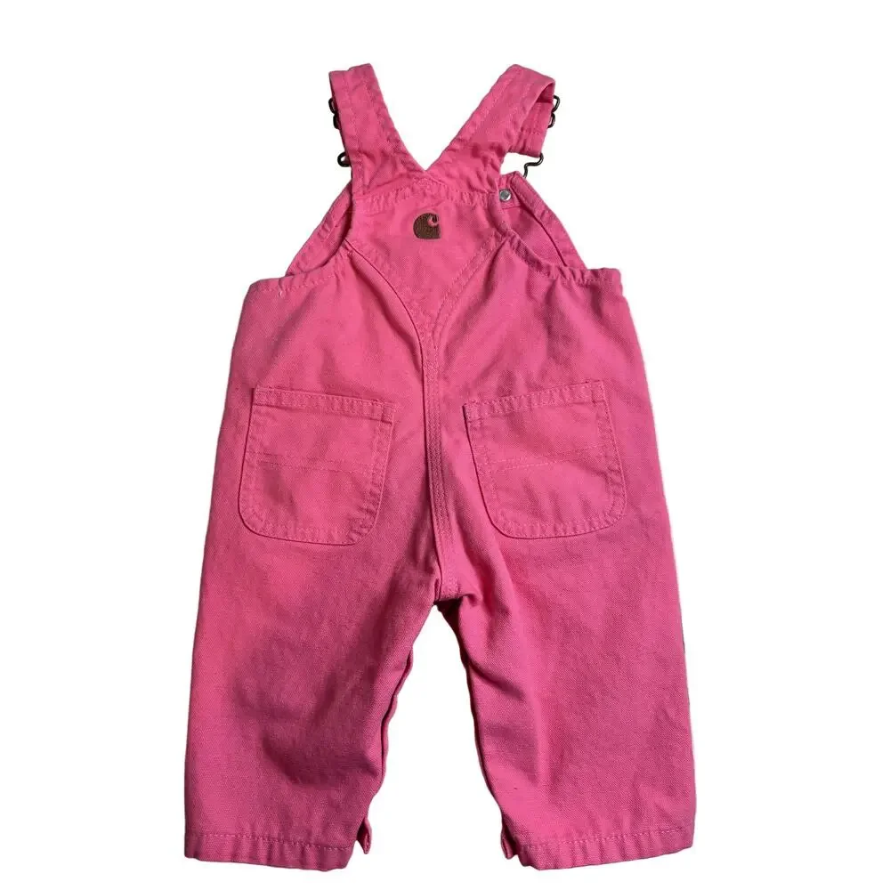 Preloved Baby Pink Carhartt Overall Set